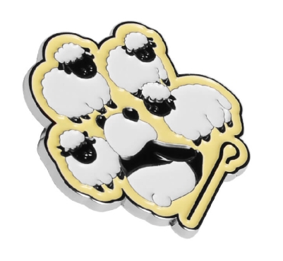 Enamel Pin Badge with Emoji Design Filling Machine